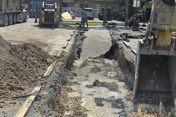 Preparing a site for new construction