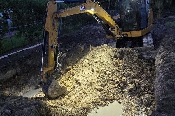 Residential excavation work