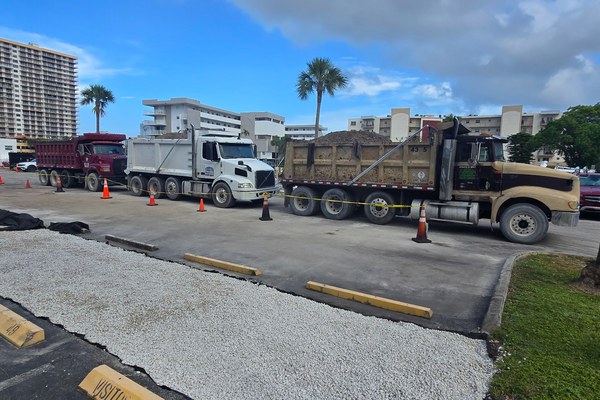 Trucks and material-movement logistics